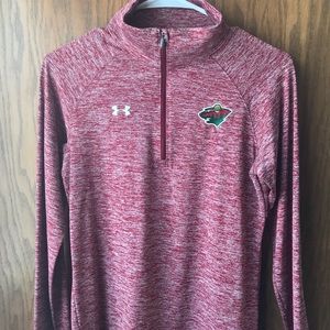 MN Wild quarter zip pull over